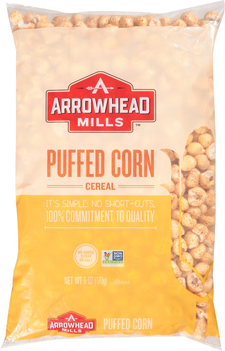 slide 6 of 9, Arrowhead Mills Puffed Corn Cereal, 6 Oz Bag, 6 oz