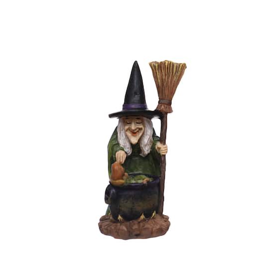slide 1 of 3, Mini Witch With Cauldron By Ashland, 1.625 in x 1.875 in x 3.5 in