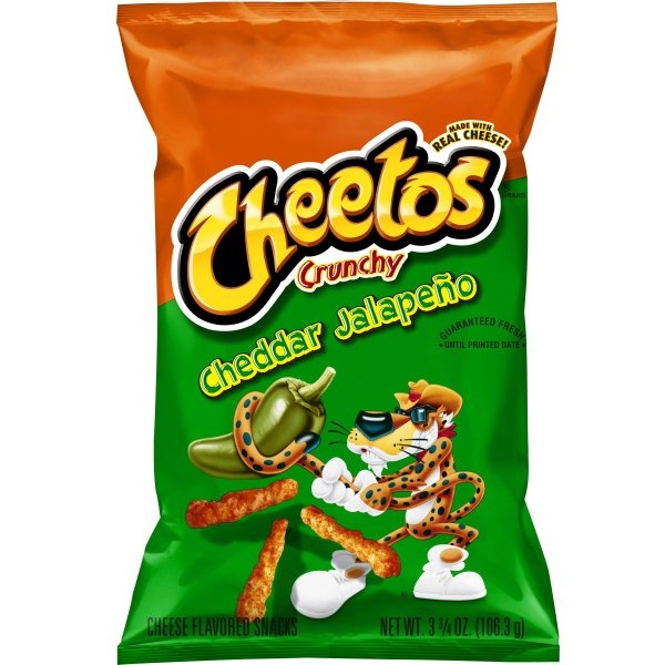 slide 1 of 1, Cheetos Crunchy Cheddar Jalapeno, 3.75 oz