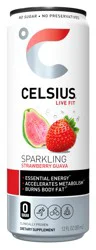 CELSIUS Energy Drink, Strawberry Guava, Sparkling