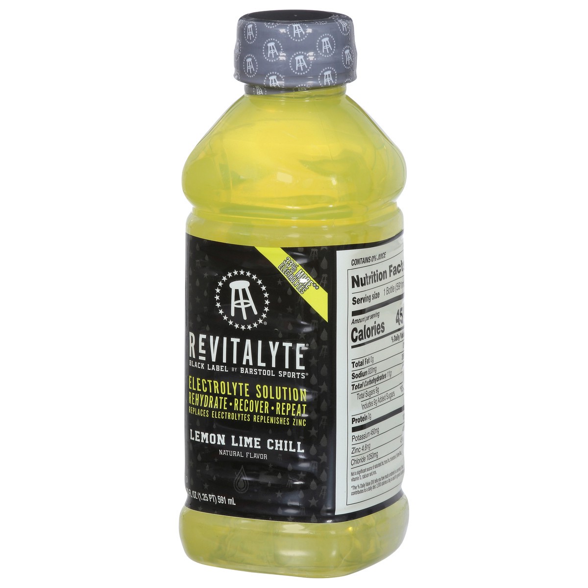 slide 10 of 14, Revitalyte Lemon Lime Chill Electrolyte Solution 20 fl oz, 20 fl oz