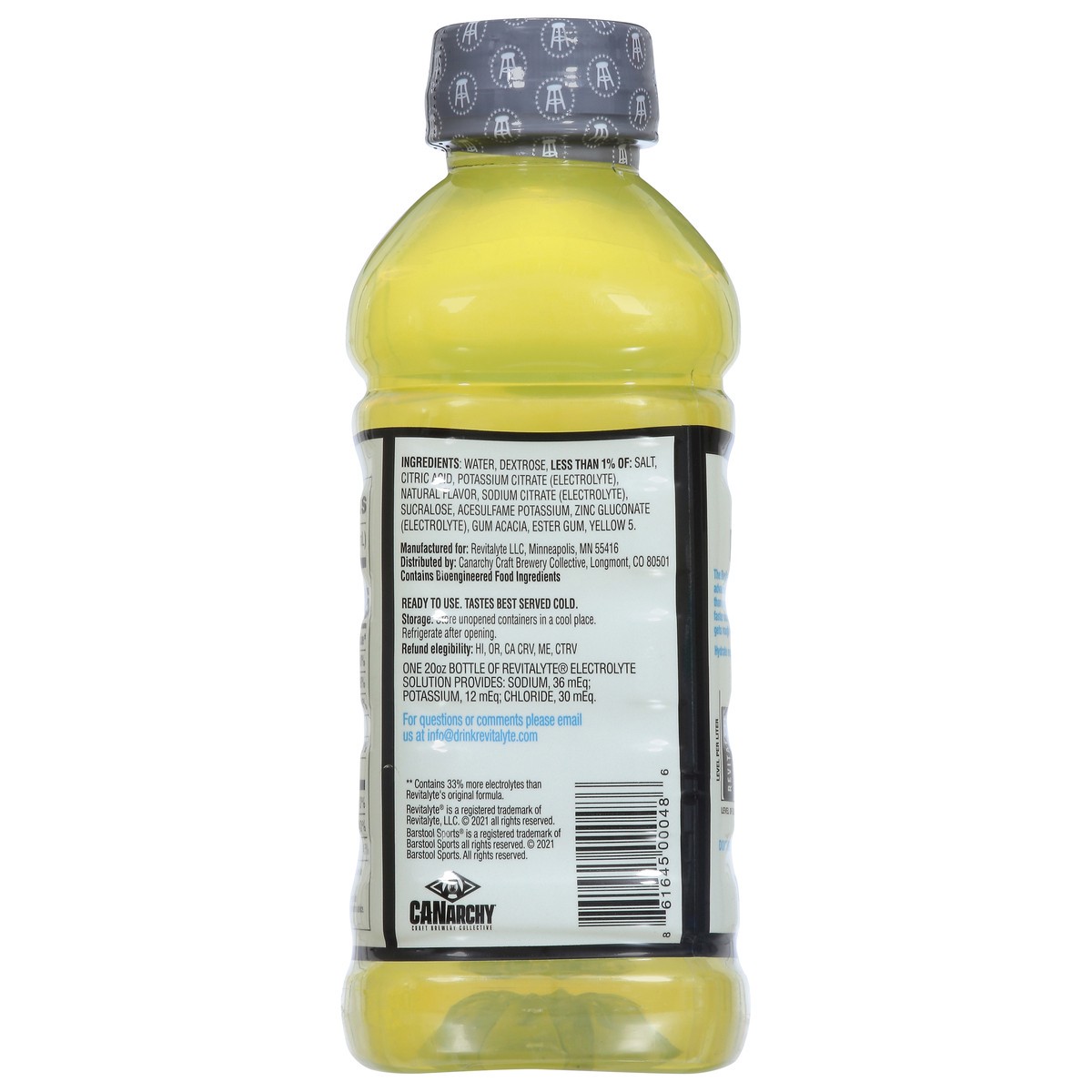 slide 6 of 14, Revitalyte Lemon Lime Chill Electrolyte Solution 20 fl oz, 20 fl oz