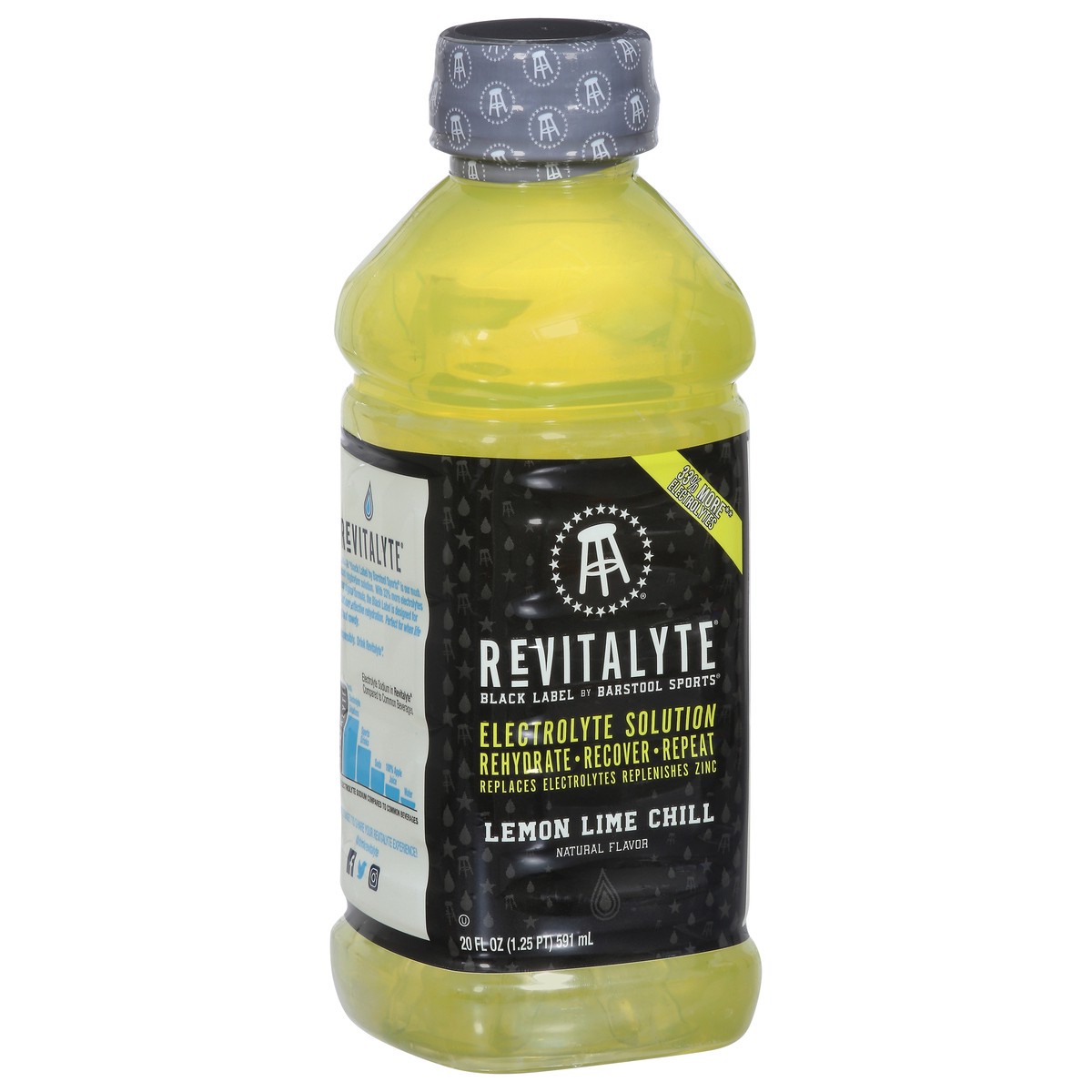 slide 14 of 14, Revitalyte Lemon Lime Chill Electrolyte Solution 20 fl oz, 20 fl oz