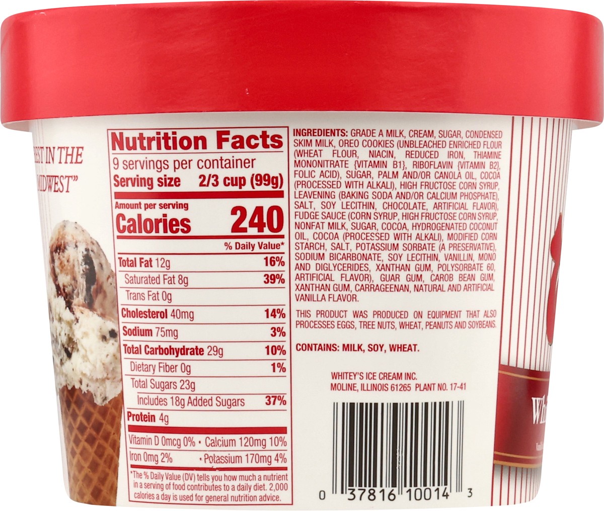 slide 3 of 14, Whitey's Ice Cream White Tiger Paws, 1.75 qt