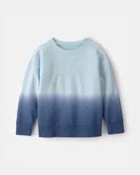 Carter's Boys Ombre French Terry Pullover Sweatshirt - Blue 7