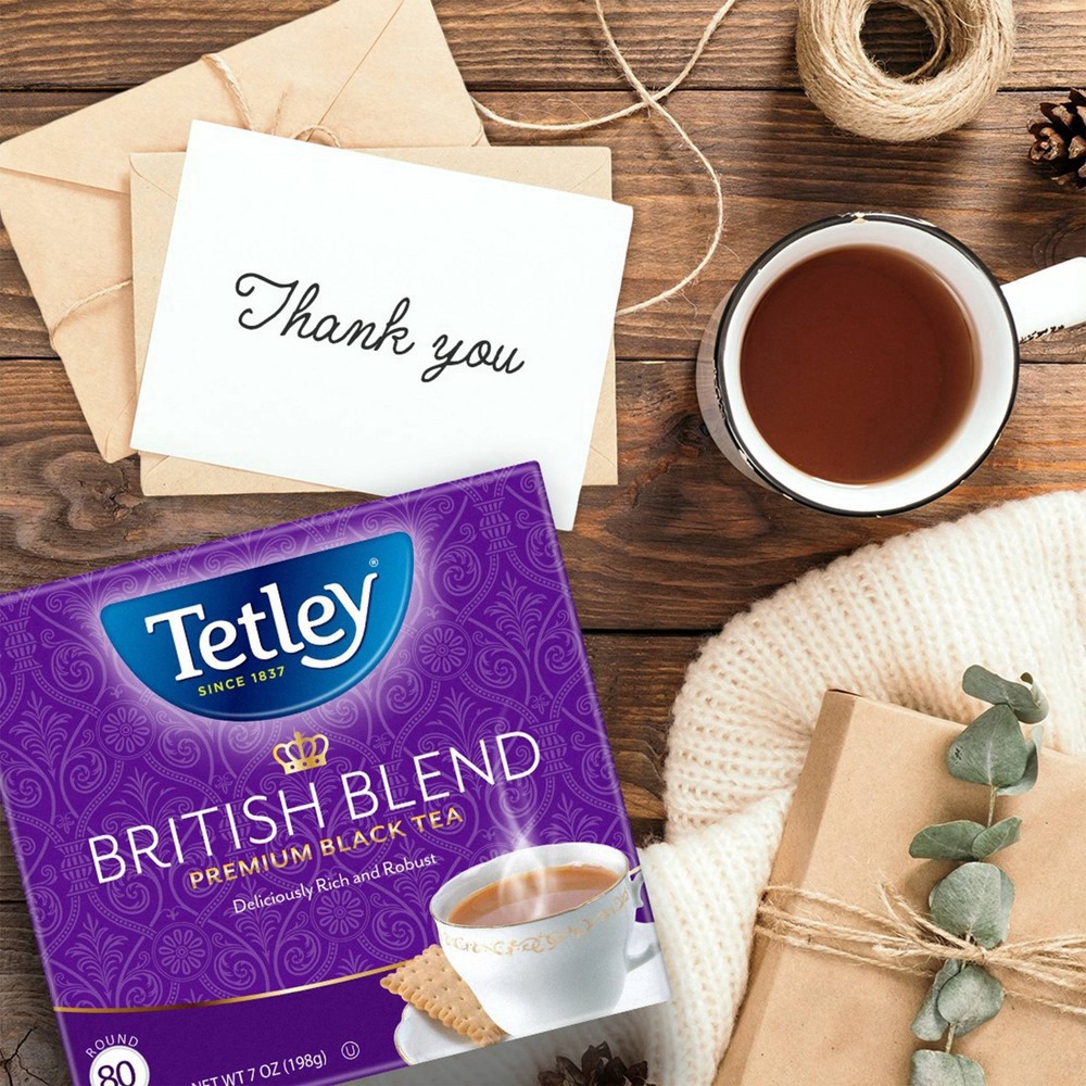 slide 5 of 7, Tetley Premium Black Tea 80 ea, 80 ct