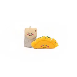 Zippy Paws Zippypaws Nomnomz Taco & Burrito Cat Toys