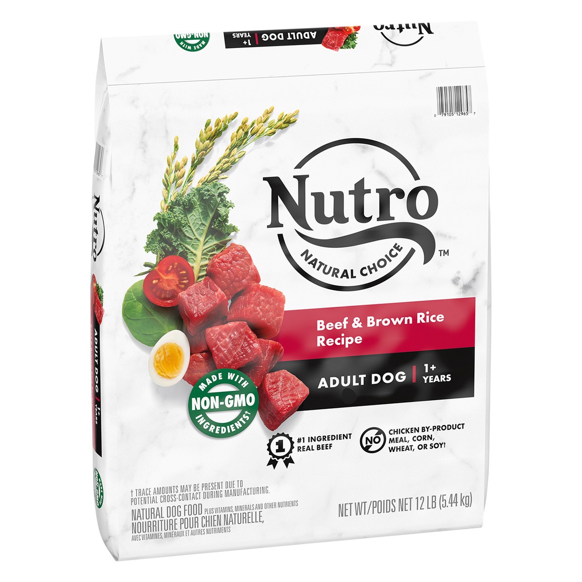 slide 8 of 9, Nutro Natural Choice Adult Dry Dog Food, Beef & Brown Rice Recipe Dog Food, 12 lb. Bag, 12 lb