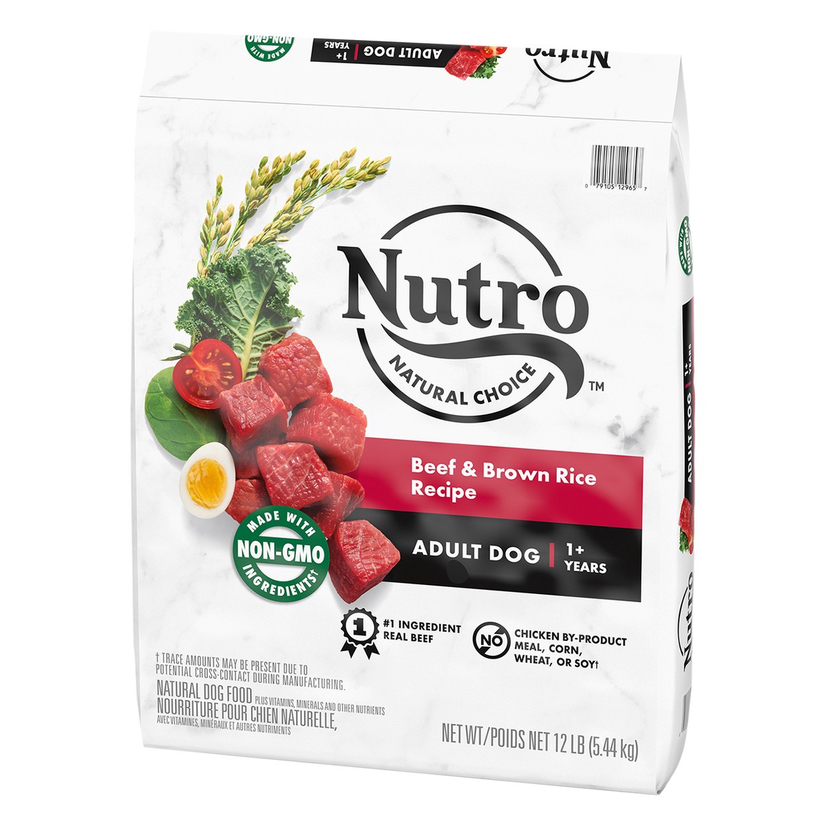 slide 2 of 9, Nutro Natural Choice Adult Dry Dog Food, Beef & Brown Rice Recipe Dog Food, 12 lb. Bag, 12 lb