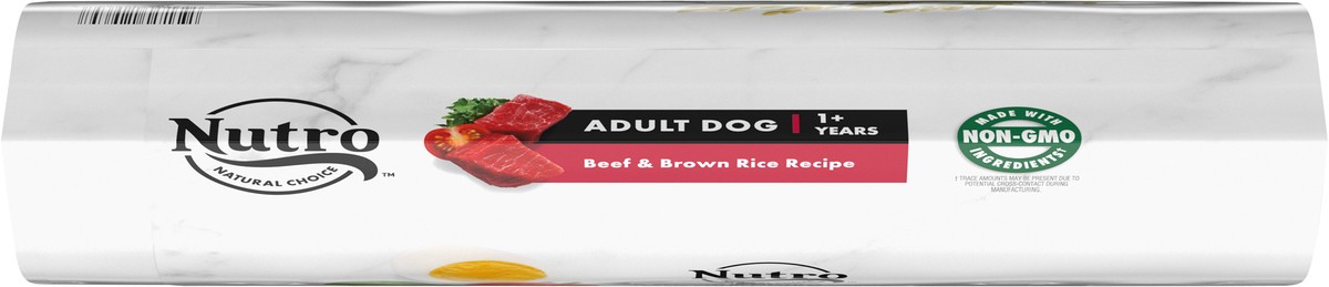 slide 3 of 9, Nutro Natural Choice Adult Dry Dog Food, Beef & Brown Rice Recipe Dog Food, 12 lb. Bag, 12 lb