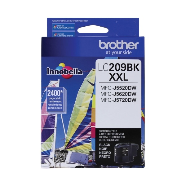 slide 1 of 1, Brother Lc209Bks Extra-High-Yield Black Ink Cartridge, 1 ct
