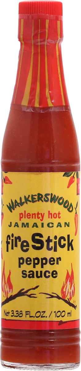 slide 1 of 2, Walkerswood Plenty Hot Jamaican Firestick Pepper Sauce 3.38 fl oz Bottle, 3.38 fl oz