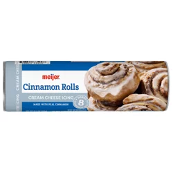 Meijer Cinnamon Rolls with Cream Cheese Icing