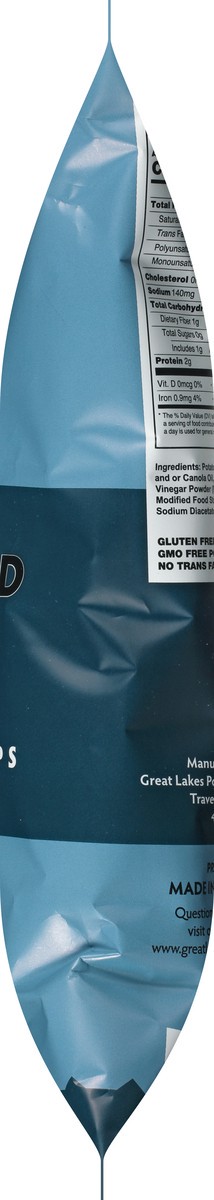 slide 5 of 9, Great Lakes Kettle Cooked Bold Sea Salt & Vinegar Potato Chips 8 oz, 8 oz