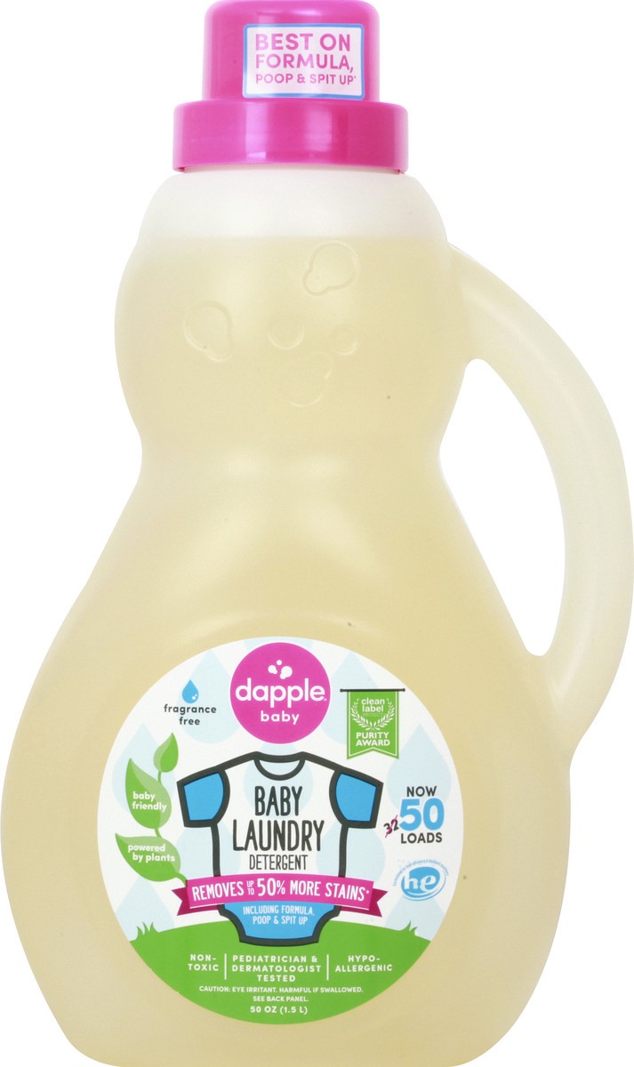 slide 3 of 12, Dapple Baby Baby Fragrance Free Laundry Detergent 50 oz, 50 oz