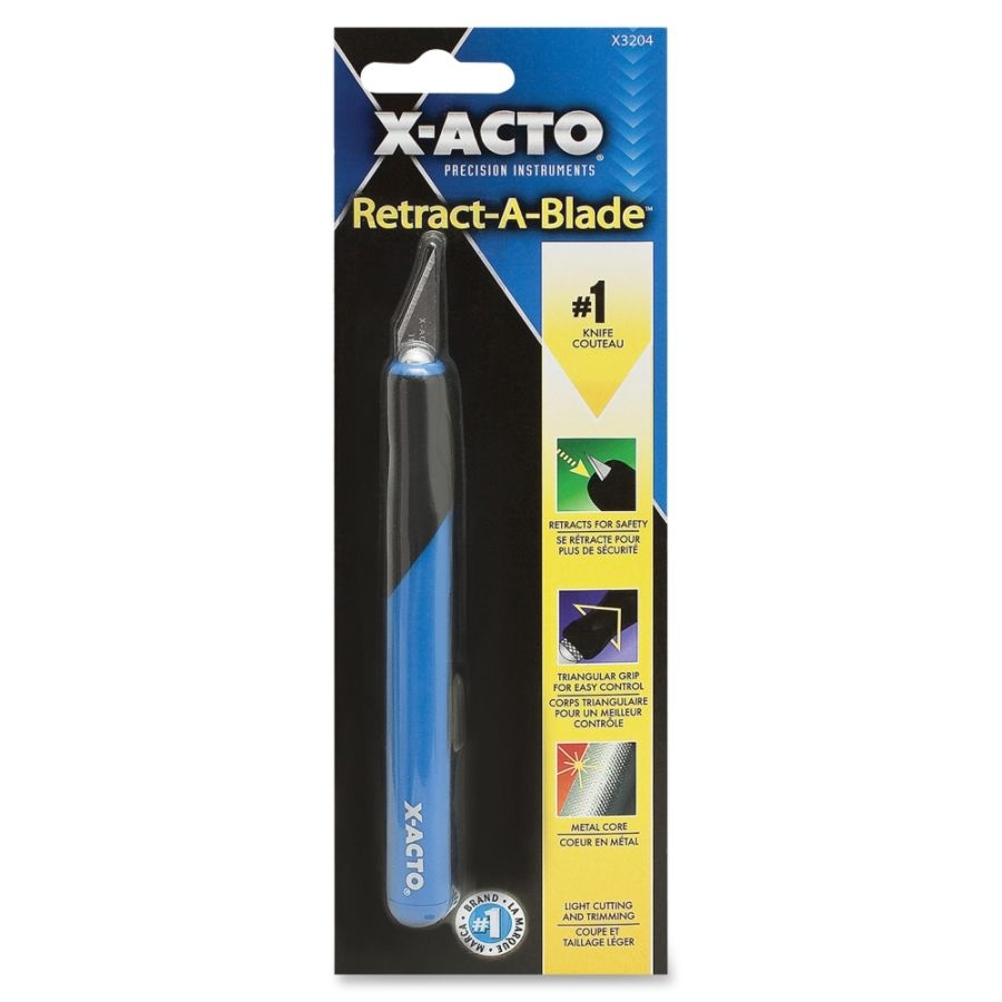 slide 3 of 4, X-ACTO Retract-A-Blade Utility Knife, 1 ct