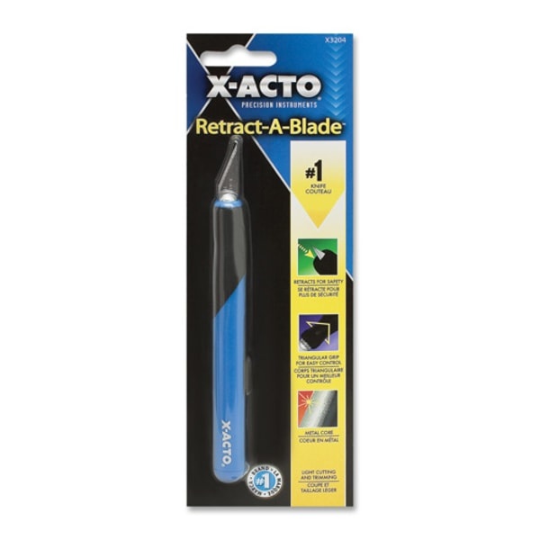 slide 1 of 4, X-ACTO Retract-A-Blade Utility Knife, 1 ct