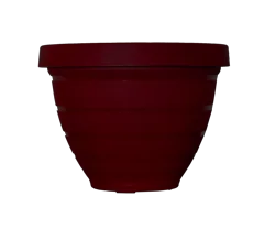 The HC Companies Warm Red Planter, 12 in