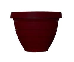 The HC Companies Warm Red Planter, 12 in
