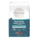 ExquisiCat Naturals Multi-Cat Paper Pellet Cat Litter - Scented, Low Dust, Low Tracking, Natural