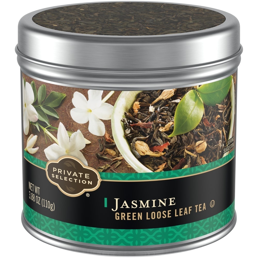 slide 1 of 1, Private Selection Jasmine Green Loose Leaf Tea, 3.88 oz