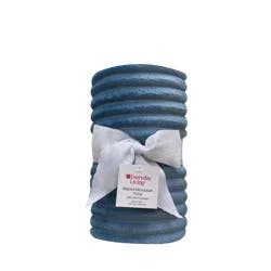 Edl Ribbed Microplush 50X60 Throw - Blue