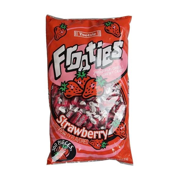 slide 1 of 1, Tootsie Roll Tootsie Frooties Strawberry Flavor Candy, 360 ct; 38.8 oz