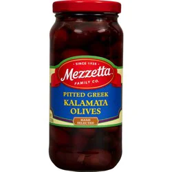 Mezzetta Pitted Greek Kalamata Olives, 9.5 oz Dr. Wt.