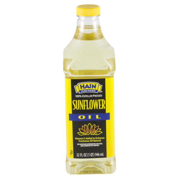 slide 1 of 1, Hain Pure Foods Sunflower Oil, 32 oz