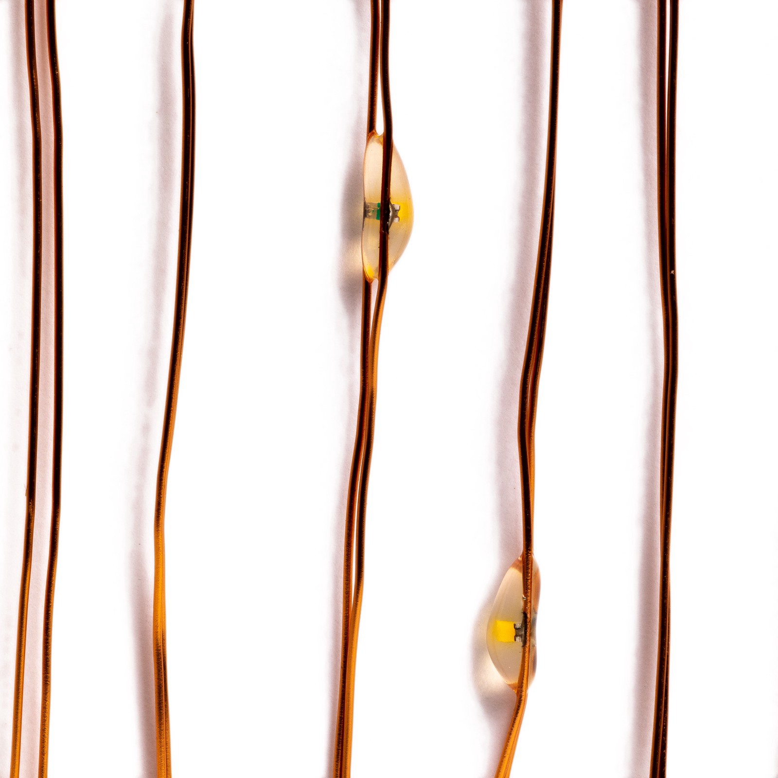 slide 3 of 5, 40ct. Warm White Copper Wire Led String Lights By Ashland, 40 ct