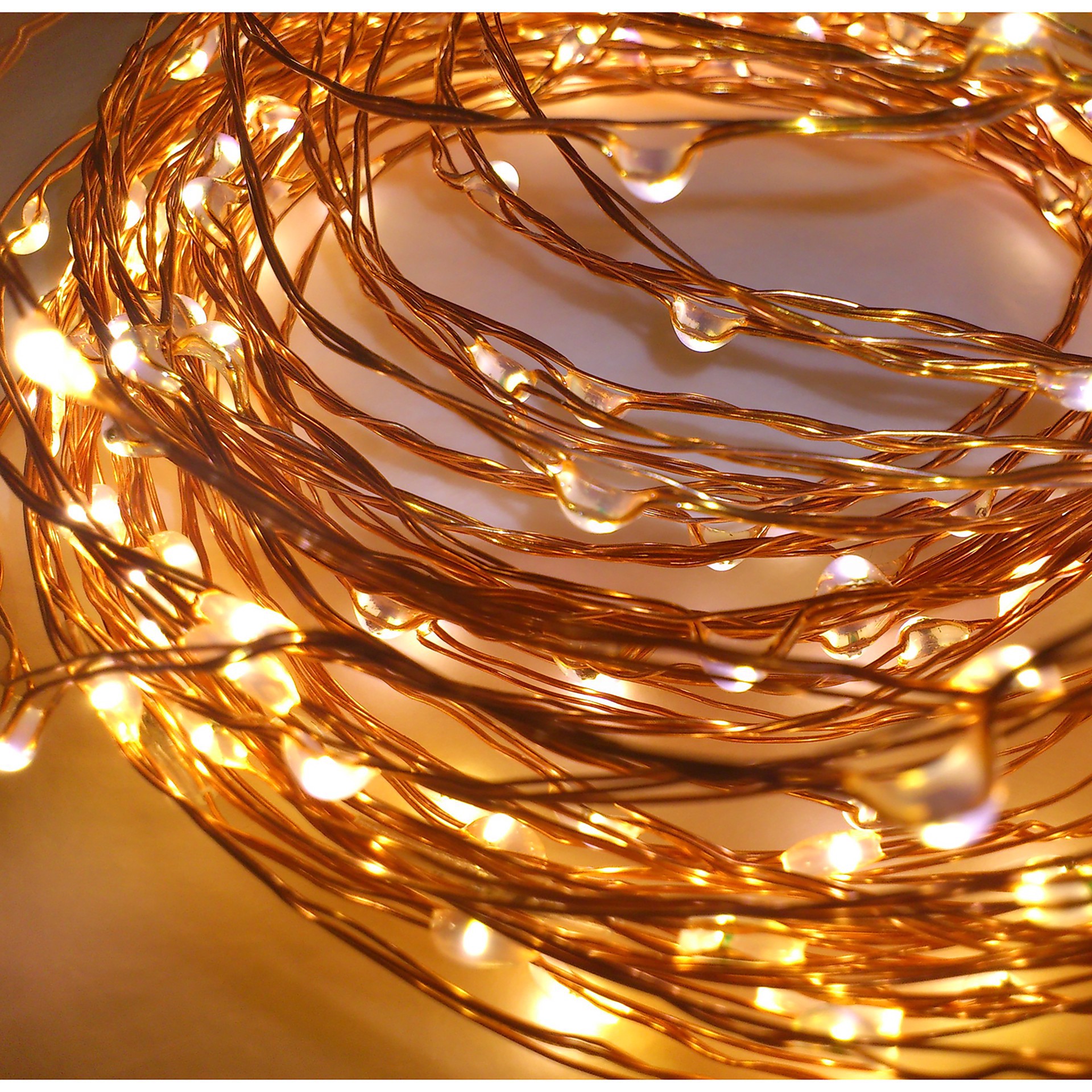 slide 2 of 5, 40ct. Warm White Copper Wire Led String Lights By Ashland, 40 ct