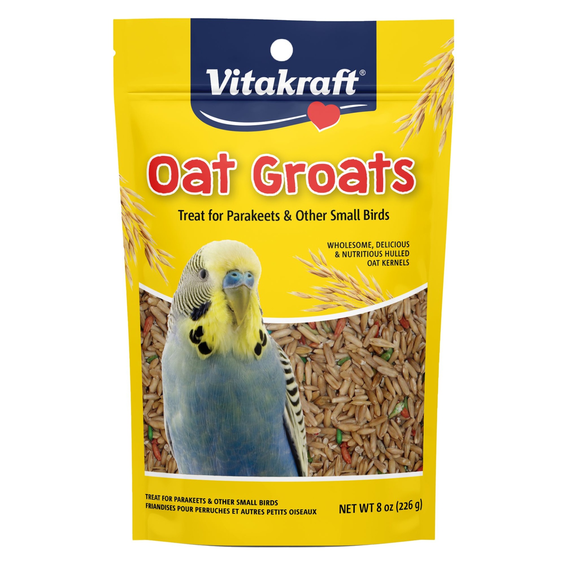 slide 1 of 1, Vitakraft Oat Groats Treat for Parakeets & Small Birds, 8 oz
