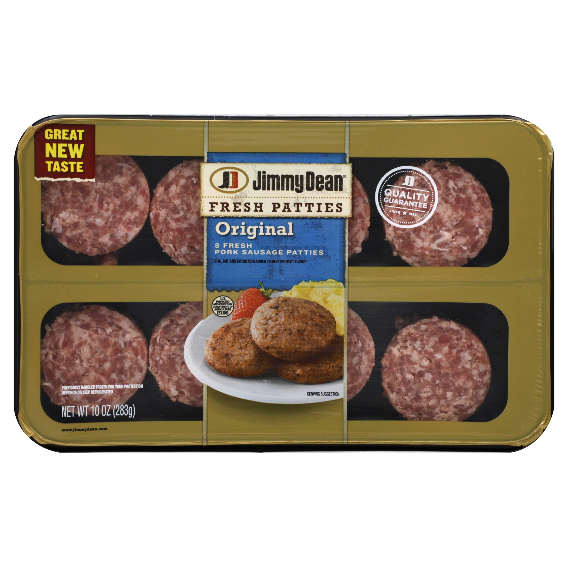 slide 1 of 4, Jimmy Dean Fresh Sausage Patties, 8 ct; 12 oz