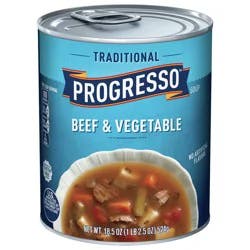 Progresso Traditional Gluten Free Beef & Vegetable Soup, 18.5 oz.