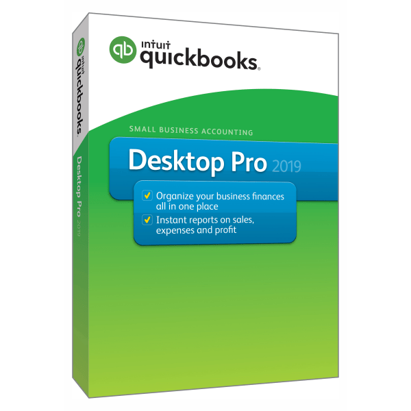 slide 3 of 4, QuickBooks Intuit® QuickBooks® Desktop Pro 2019, Disc, 1 ct