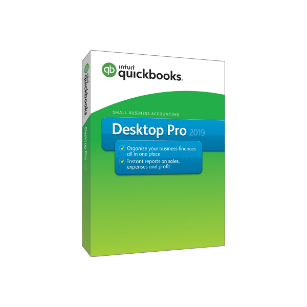 slide 2 of 4, QuickBooks Intuit® QuickBooks® Desktop Pro 2019, Disc, 1 ct
