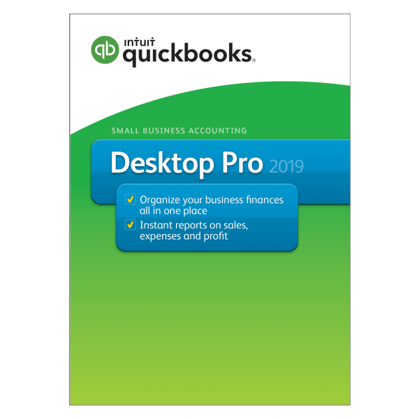 slide 1 of 4, QuickBooks Intuit® QuickBooks® Desktop Pro 2019, Disc, 1 ct