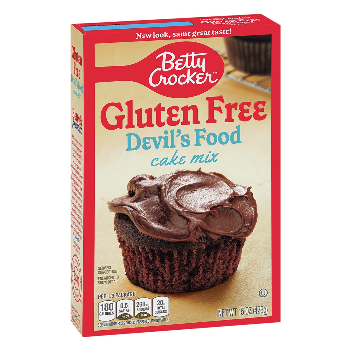 slide 3 of 9, Betty Crocker Gluten Free Devil's Food Cake Mix, 15 oz., 15 oz