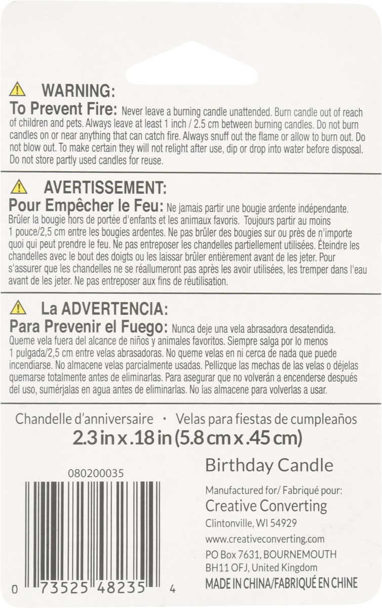 slide 3 of 9, Creative Converting Relight Birthday Candles 12 ea, 12 ct