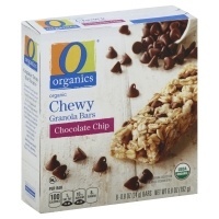 slide 1 of 6, O Organics Organic Granola Bars Chewy Chocolate Chip, 8 ct; 0.8 oz
