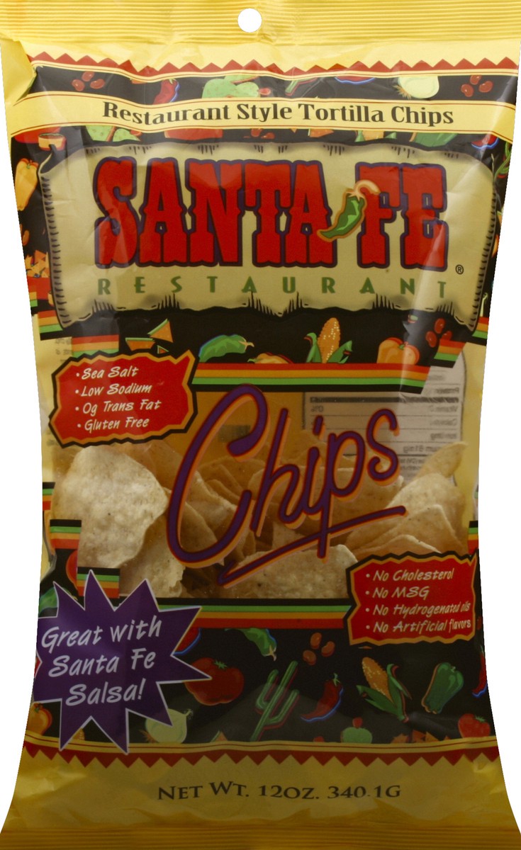 slide 2 of 6, Santa Fe Tortilla Chips 12 oz, 12 oz