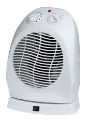 Profusion Cosmetics Profusion Oscillating Heater Fan - White