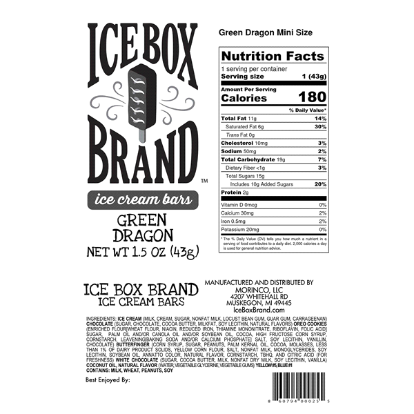 slide 3 of 5, Morinco Green Dragon Mini Size, 1.4 oz