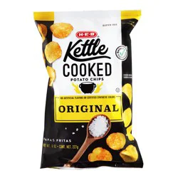 H-E-B Kettle Cooked Original Potato Chips