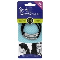 slide 1 of 7, Goody Elastics Double Wear Ponytailer Bracelet Textured, 1 ct