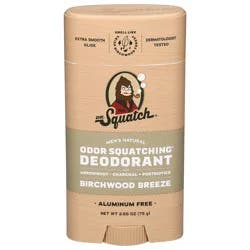 Dr. Squatch Odor Squatching Birchwood Breeze Deodorant 2.65 oz