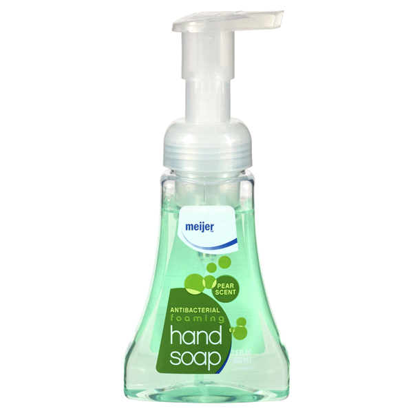 slide 1 of 1, Meijer Pear Foaming Hand Soap, 7.5 oz