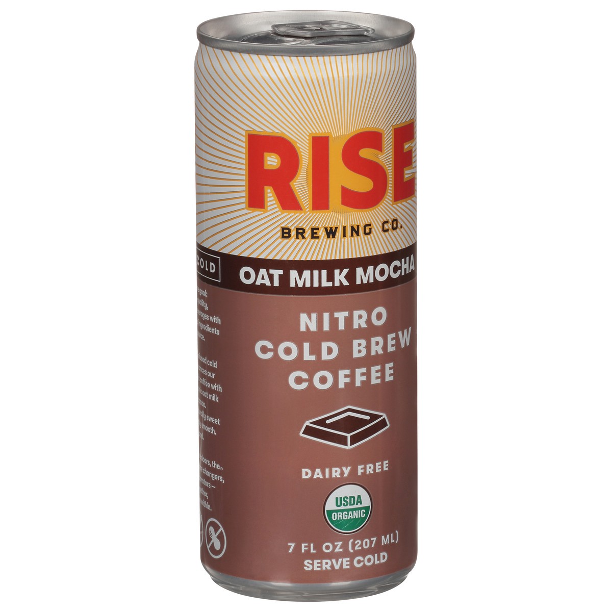 slide 8 of 14, RISE Brewing Co. Dairy Free Nitro Cold Brew Oat Milk Mocha Coffee 7 fl oz, 7 fl oz
