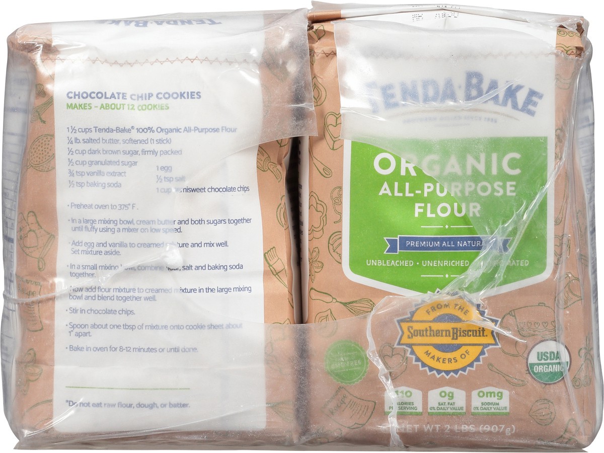 slide 7 of 12, Tenda-Bake Organic All-Purpose Flour 1 ea Bag, 1 ea