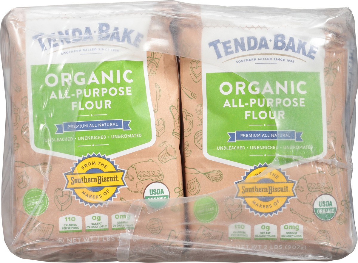 slide 1 of 12, Tenda-Bake Organic All-Purpose Flour 1 ea Bag, 1 ea